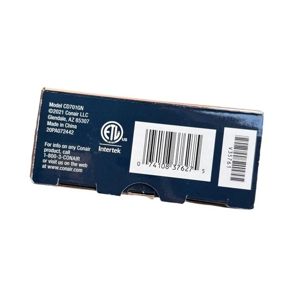 NEW Conair Double Ceramic 1 Inch Barrel Curling Iron Classic Curls Fast Heat Up - Picture 3 of 3